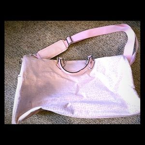 Guess pink duffle bag